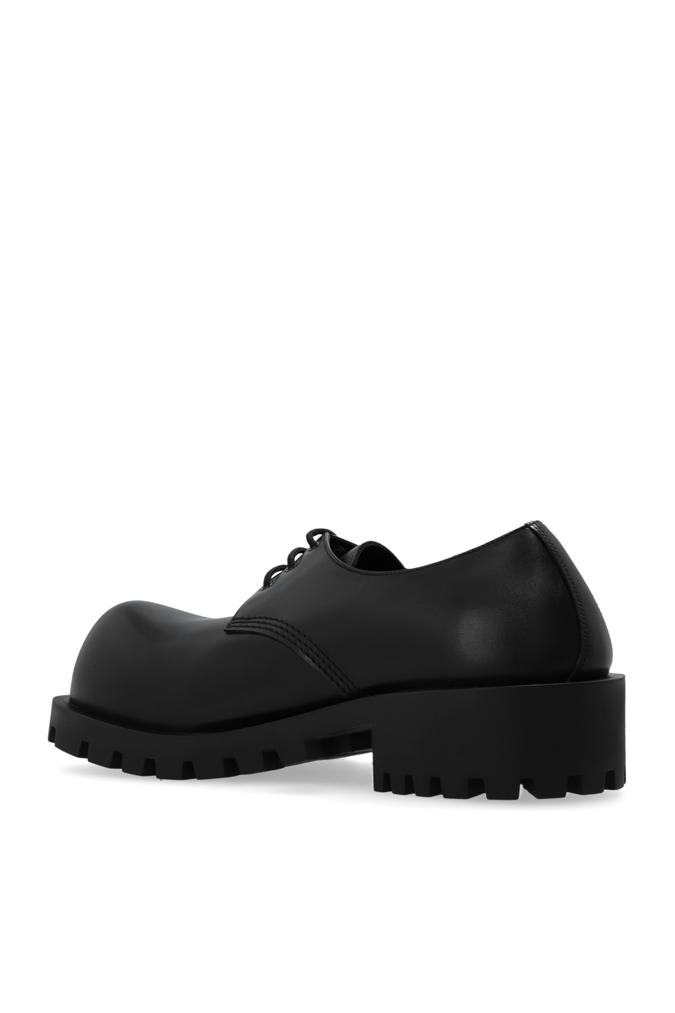 Black 'Hummer' shoes type 'derby' Balenciaga - A few notice that